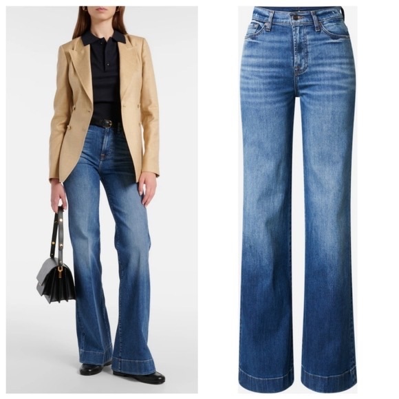 7 For All Mankind DOJO Flare Jeans 70s Bohemian Size 28 - Picture 4 of 6